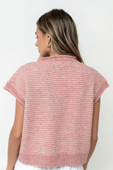 Percey Knit Cardigan in Pink