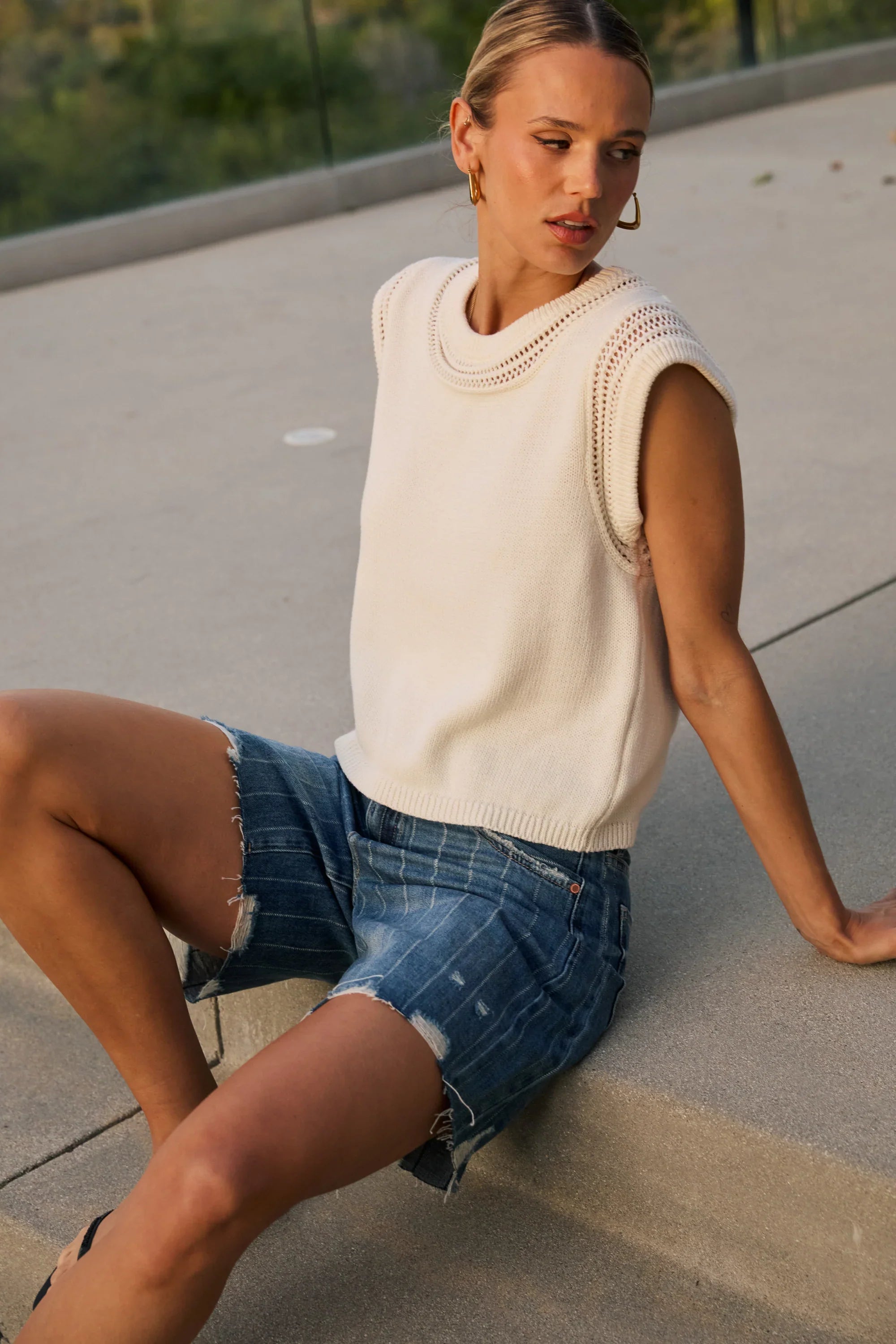 Quincy Denim Shorts