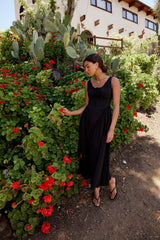 Barrett Midi Dress in Black FINAL SALE