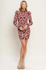 BASK IN LOVE SWEATER MINI DRESS FINAL SALE