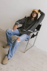 Ashley Knit Sweater in Charcoal FINAL SALE