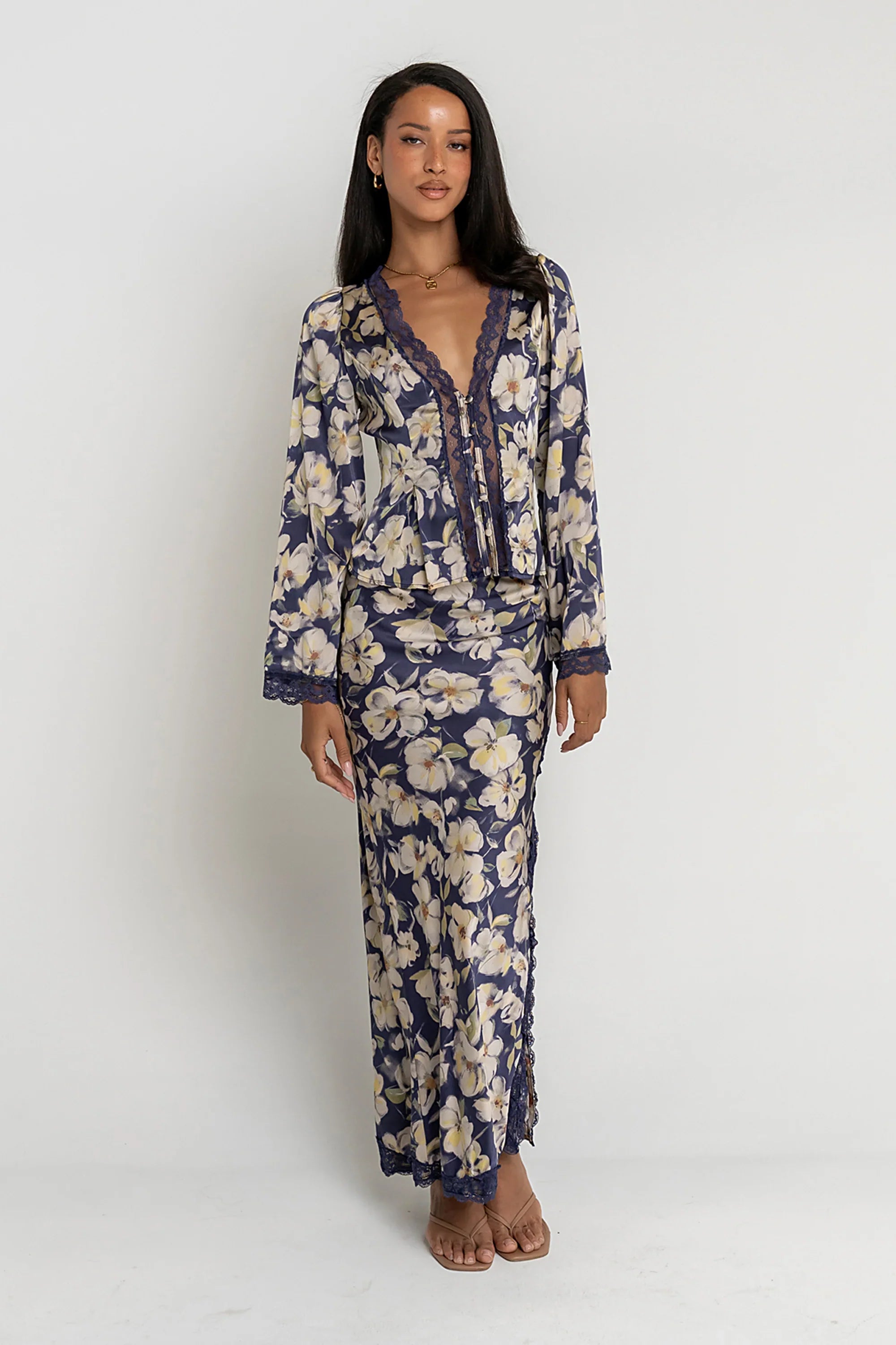 Kirsty Floral Maxi Skirt