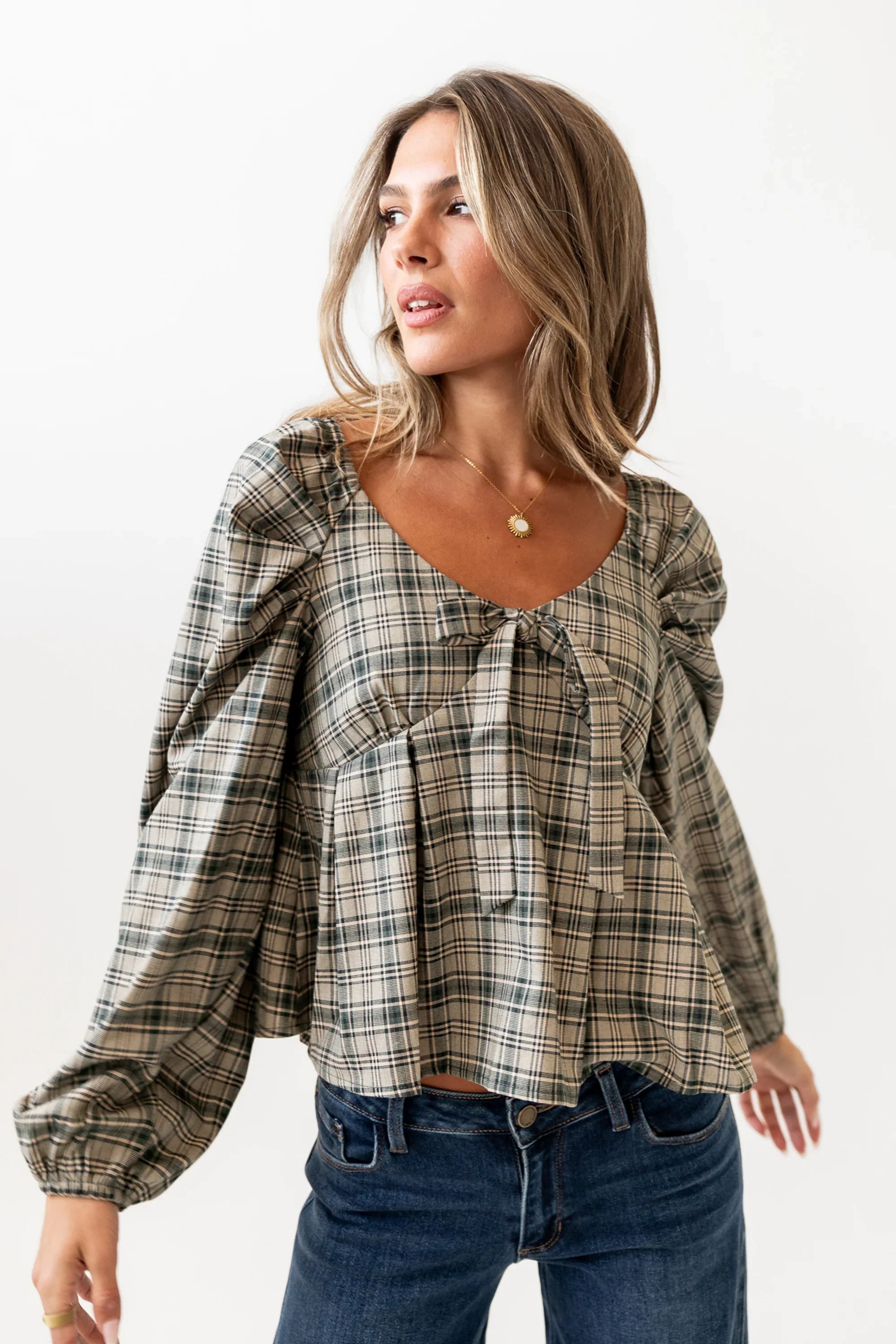 Smith Plaid Blouse FINAL SALE