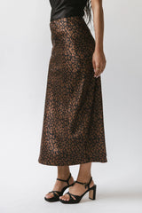 Camille Leopard Maxi Skirt FINAL SALE