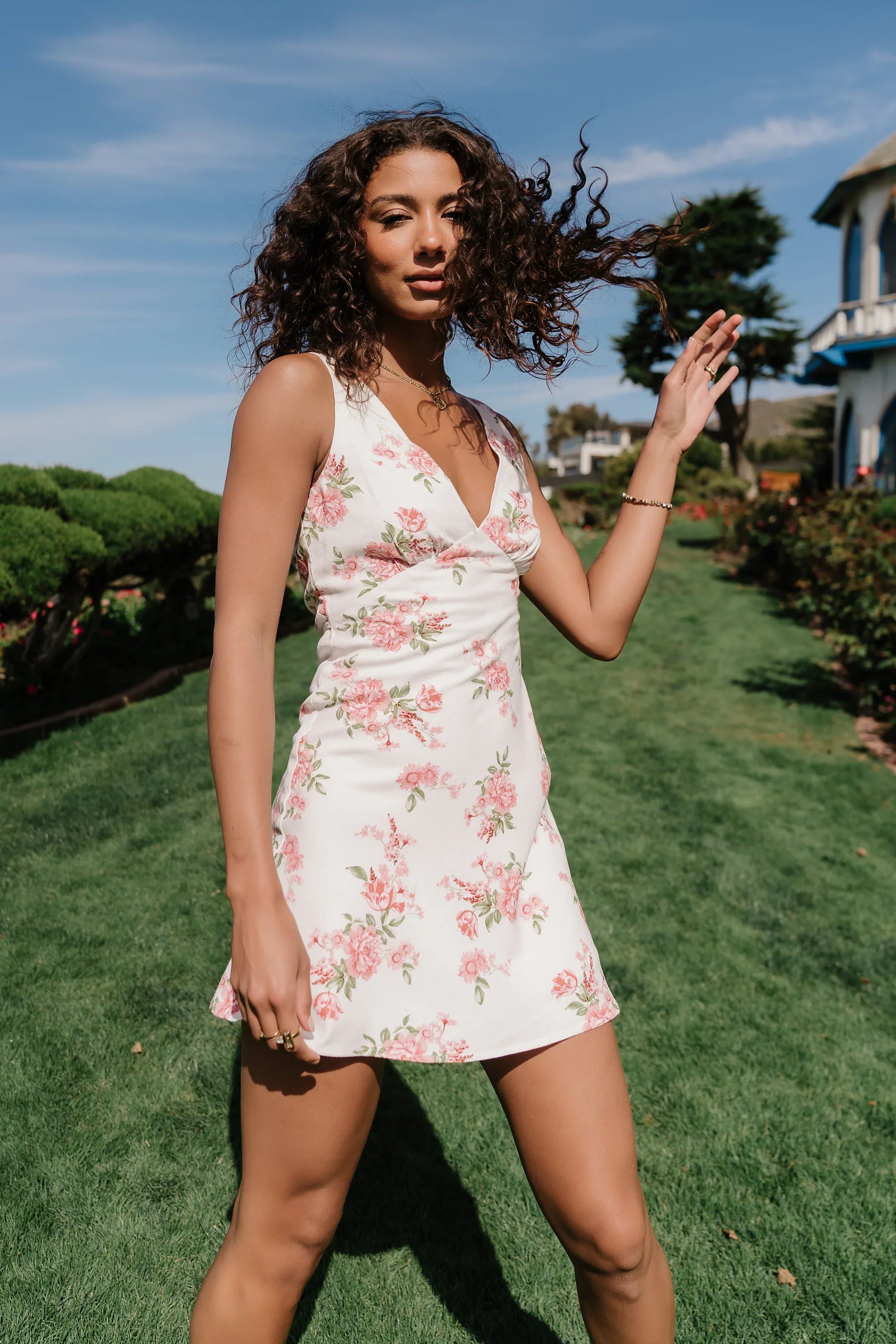 Mateo Floral Mini Dress