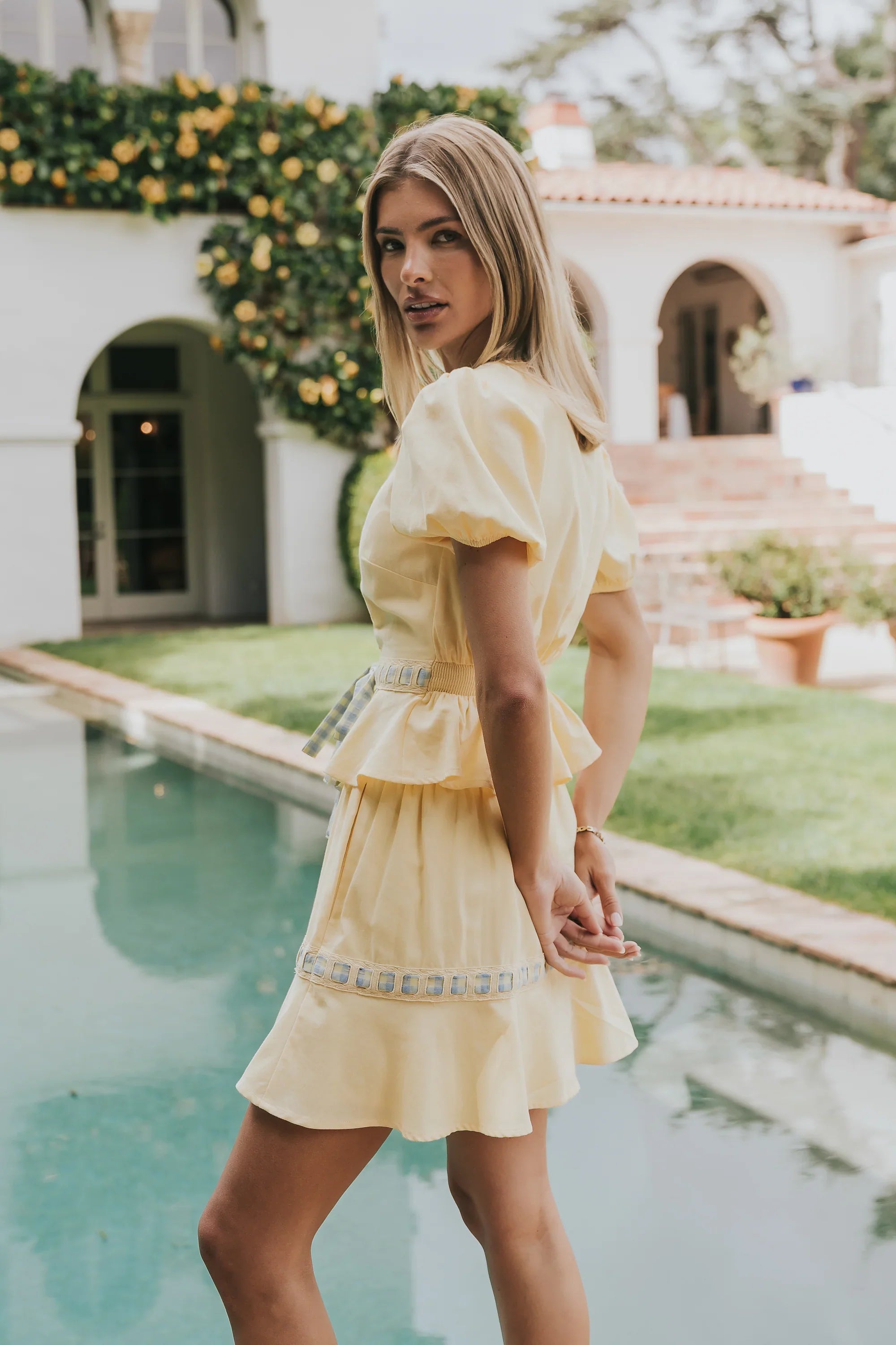 Wesley Baby Doll Top in Yellow