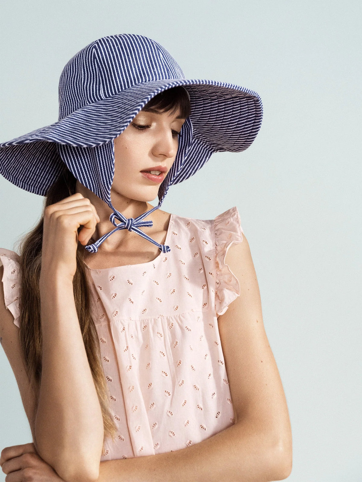 Striped Noona Sun Hat