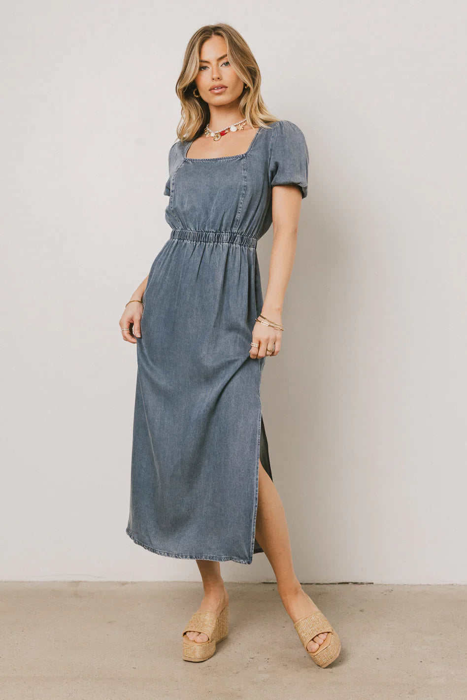 Gael Denim Maxi Dress FINAL SALE