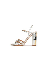 Party Peep Toe Chunky Heel Evening Shoes With Buckle Ankle Strap