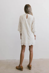 Evie Textured Floral Mini Dress FINAL SALE