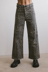Kortnee Leopard Print Jeans FINAL SALE