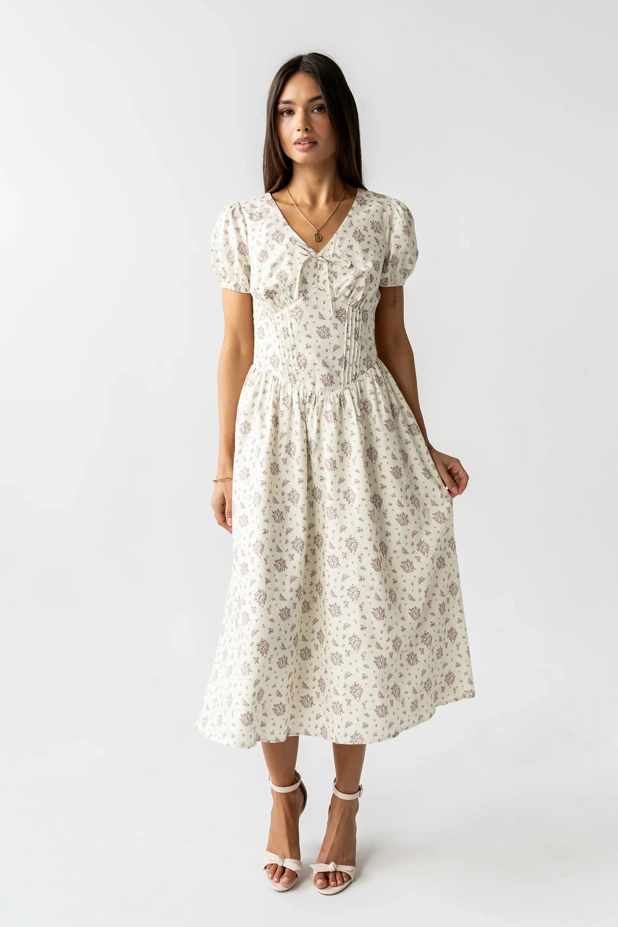 Trish Floral Midi Dress