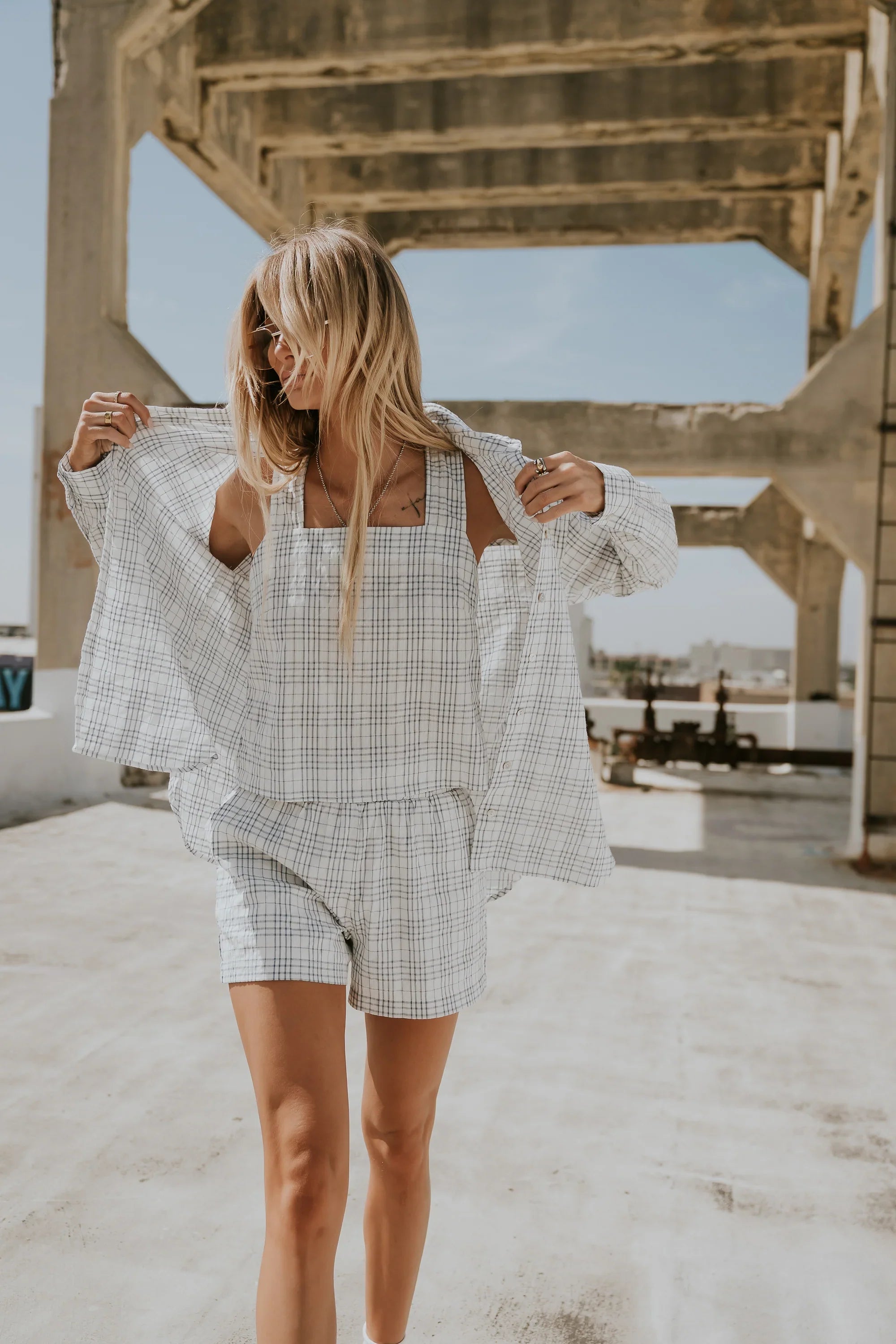 Viola Plaid Shorts