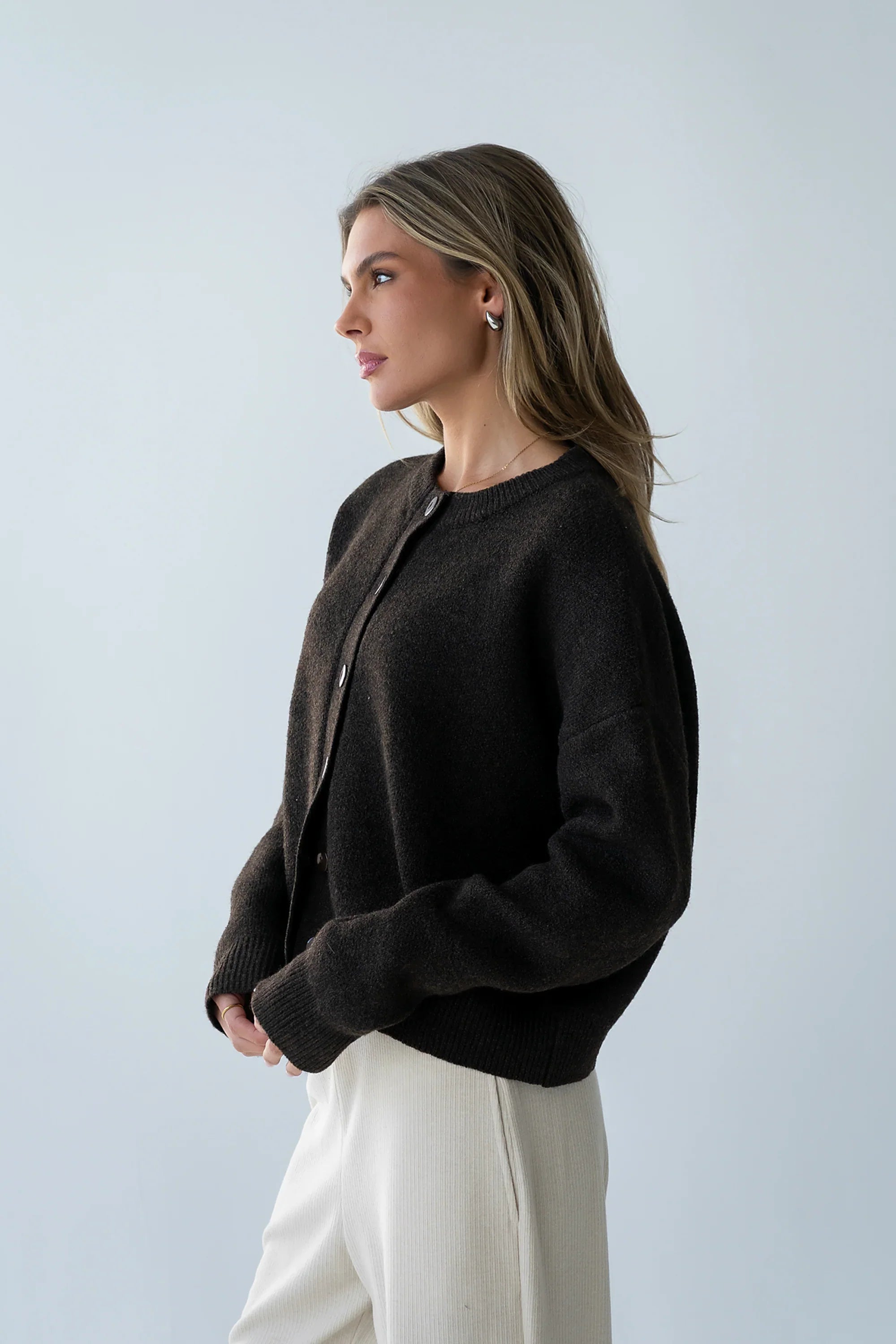 Valeria Oversized Sweater in Brown