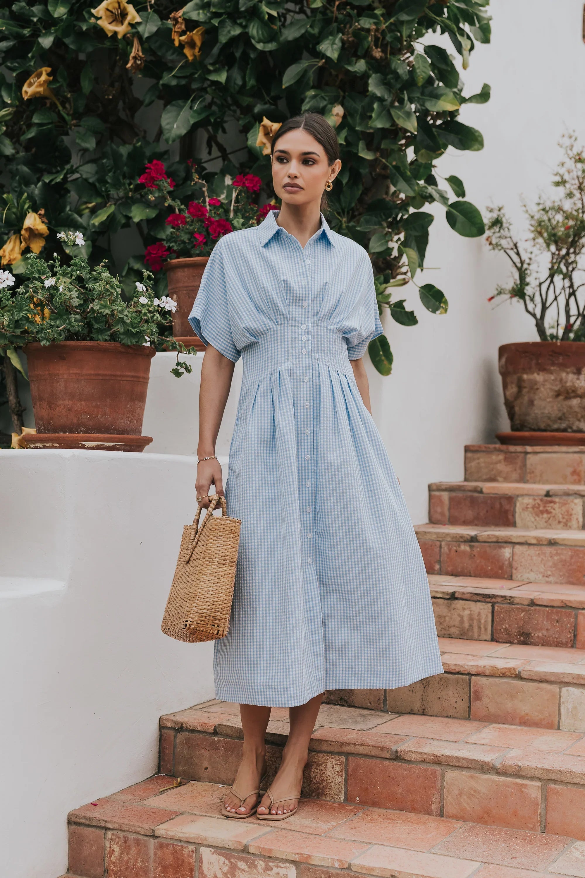 Collins Maxi Dress in Blue