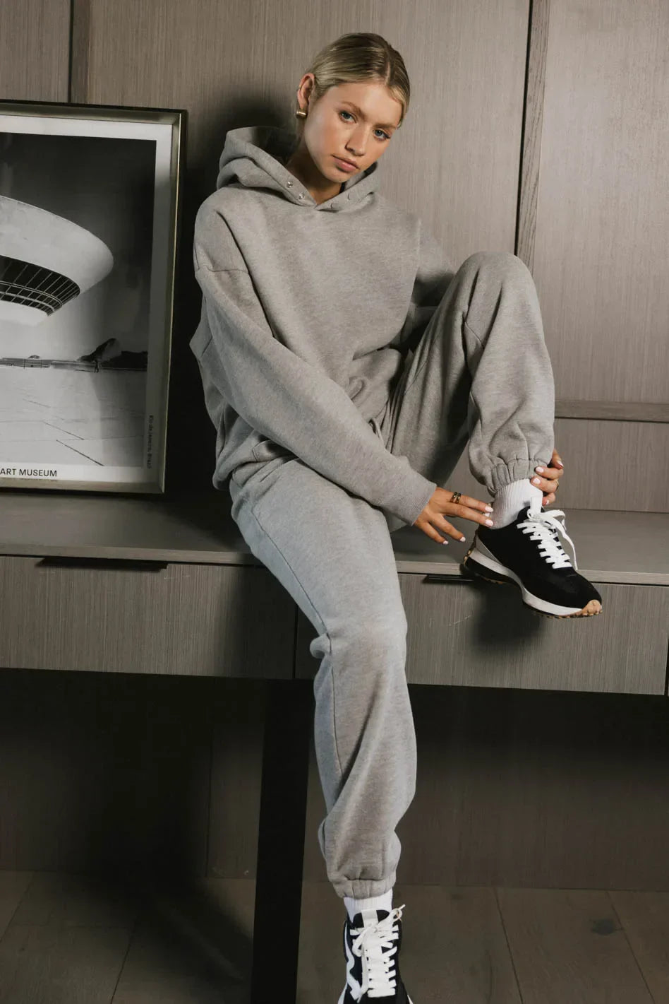 Out of Office Sweatpants in Heather Grey FINAL SALE