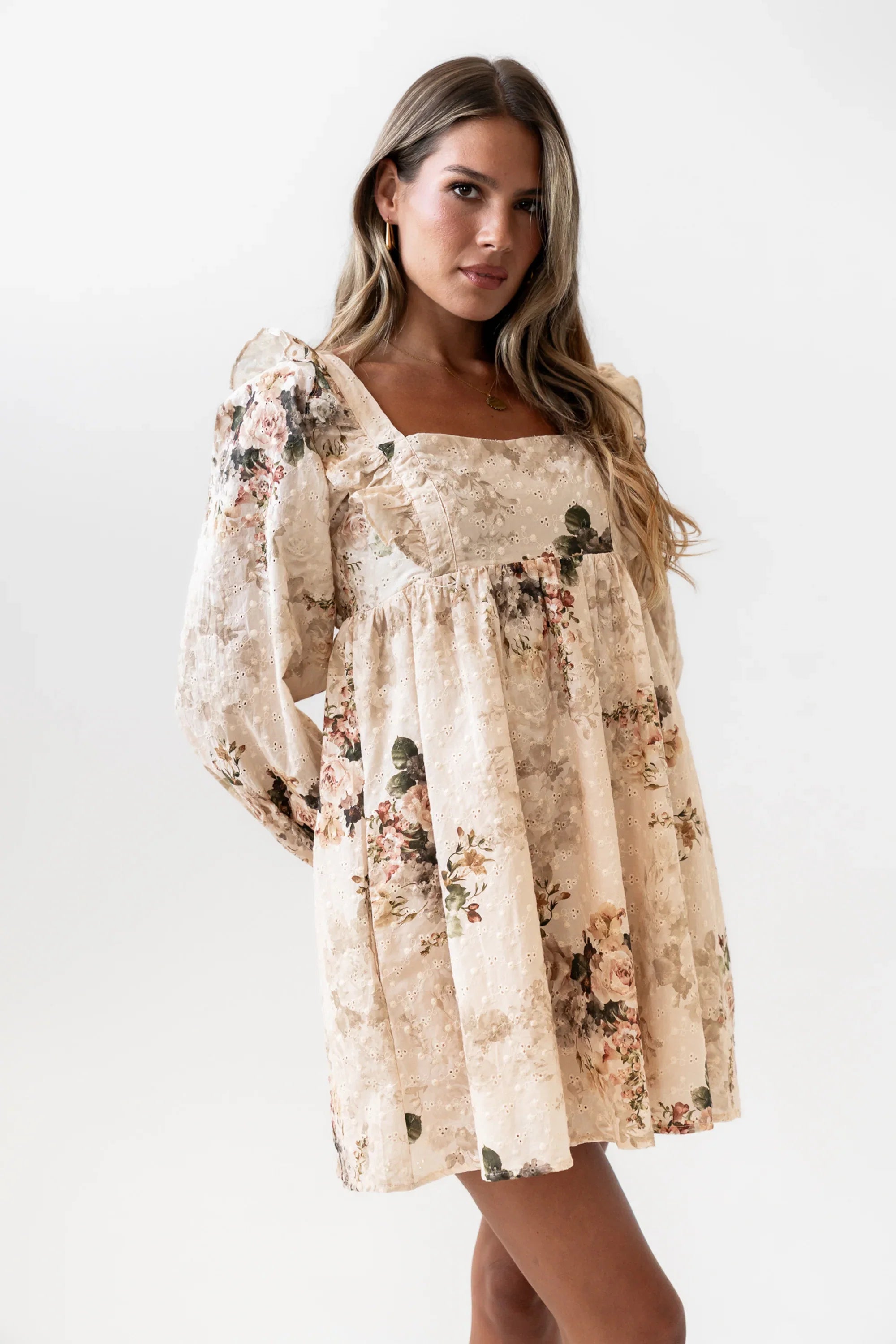 Kathy Floral Mini Dress FINAL SALE