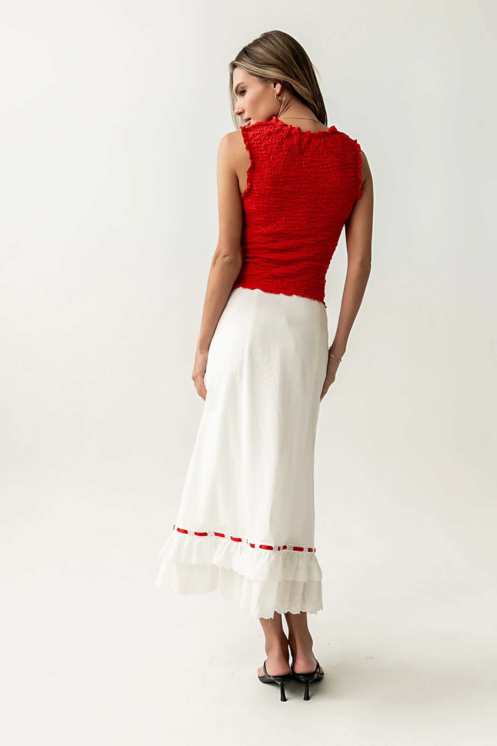 Harlow Embroidered Maxi Skirt
