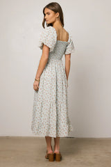 Asha Floral Midi Dress FINAL SALE