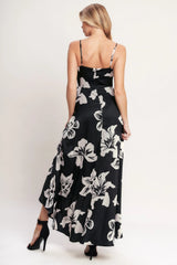 ETERNAL FLORA BLACK MAXI DRESS FINAL SALE