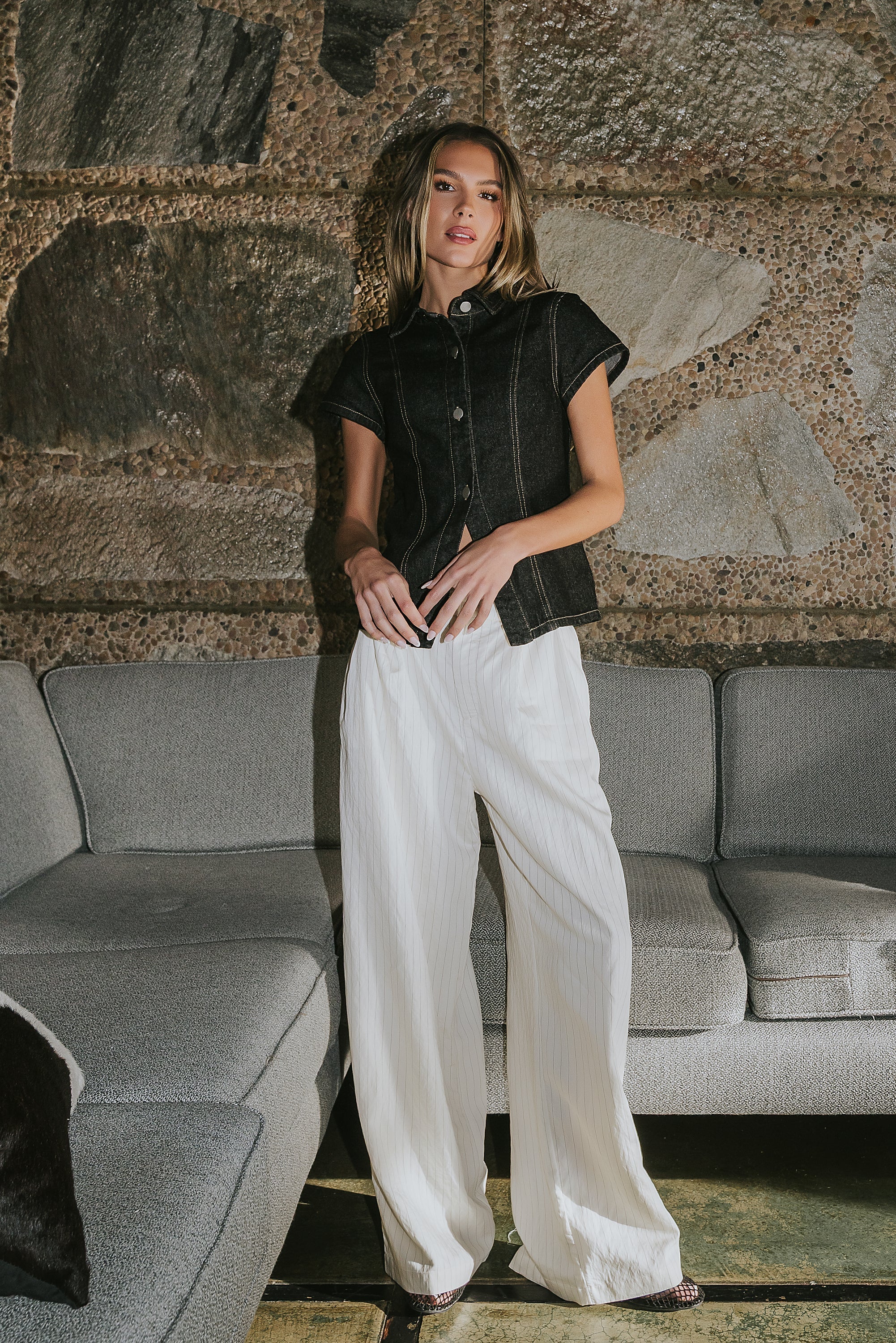 Monroe Striped Trousers