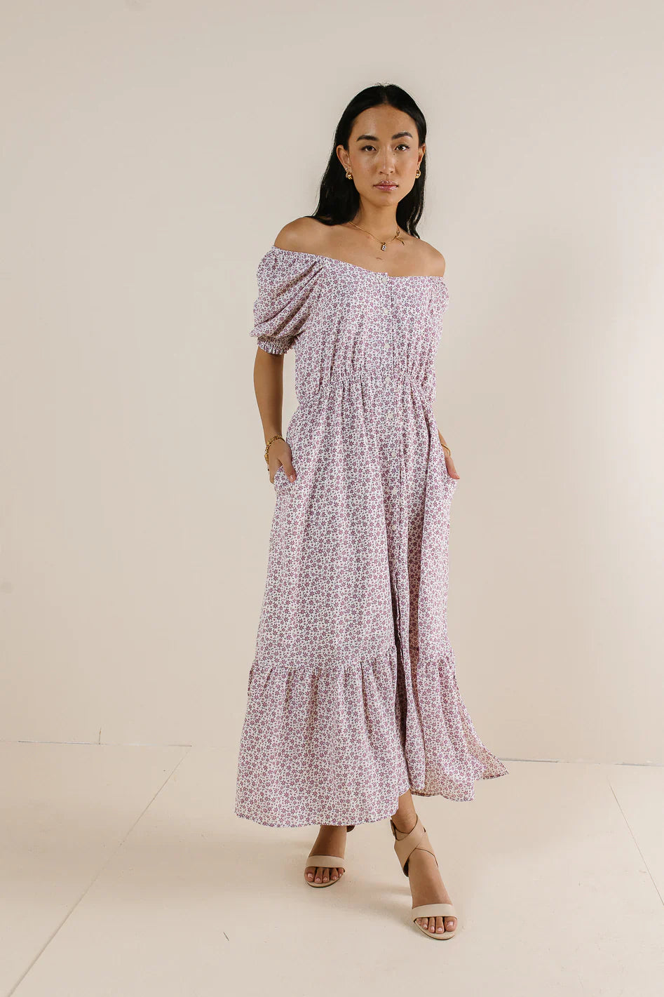 Isla Floral Button Up Dress FINAL SALE
