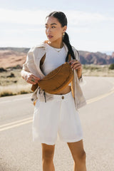 Zadie Crossbody in Brown