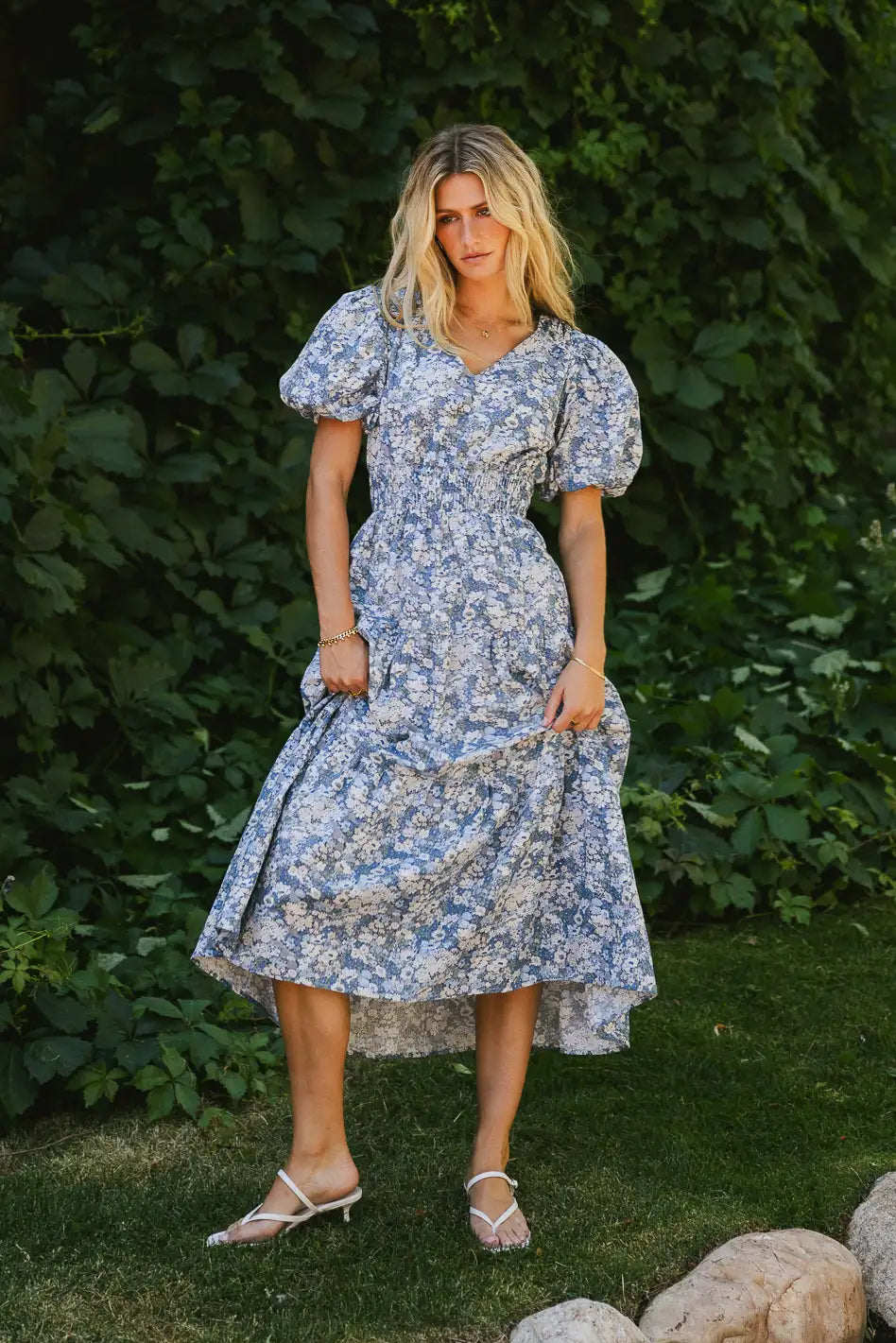 Kaylani Floral Midi Dress FINAL SALE
