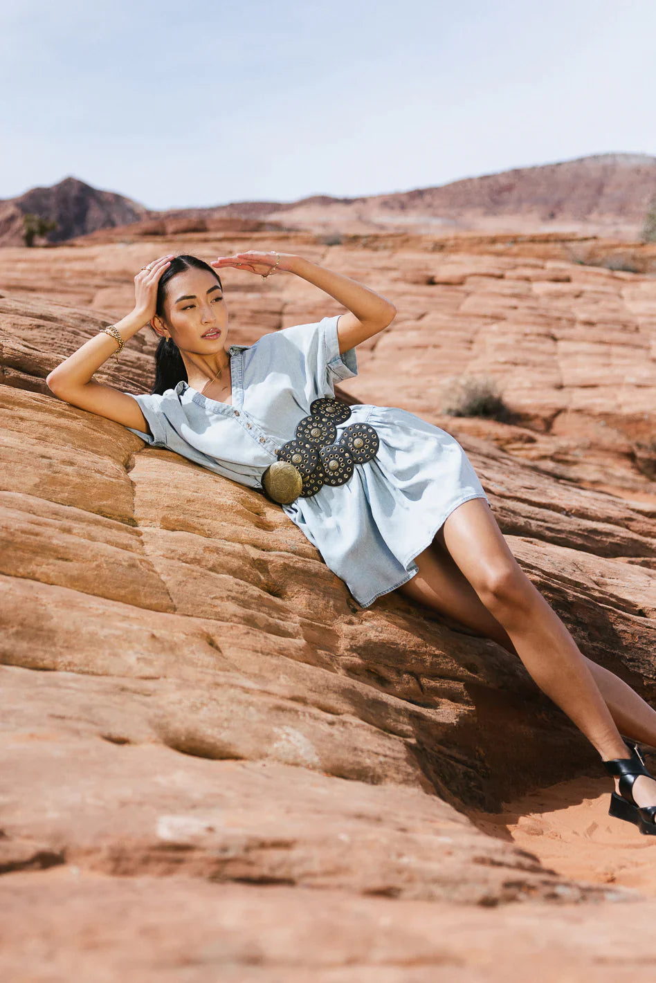 Buttoned Mini Dress FINAL SALE