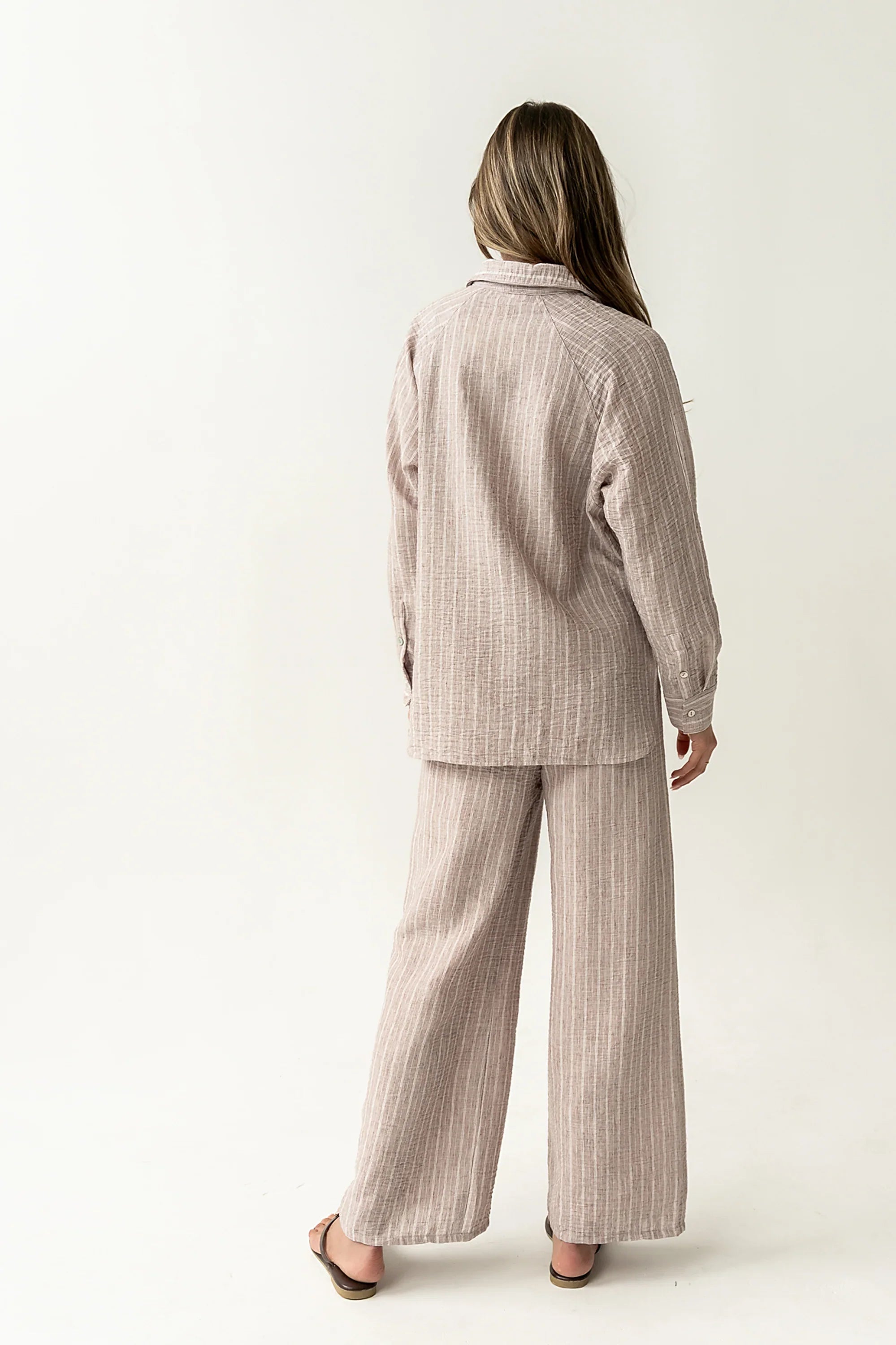 Conner Wide Leg Pants in Mocha