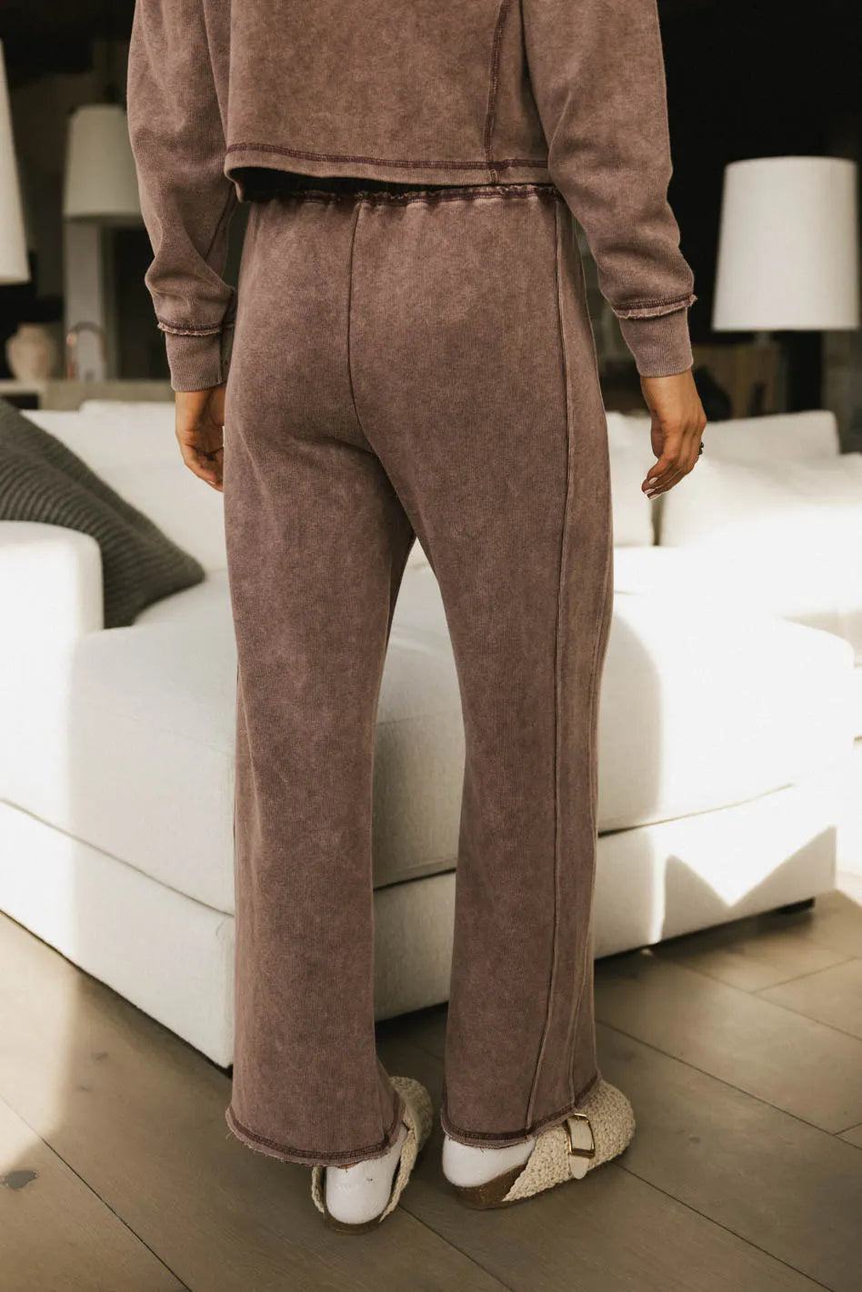 Odie Sweatpants in Burgundy FINAL SALE