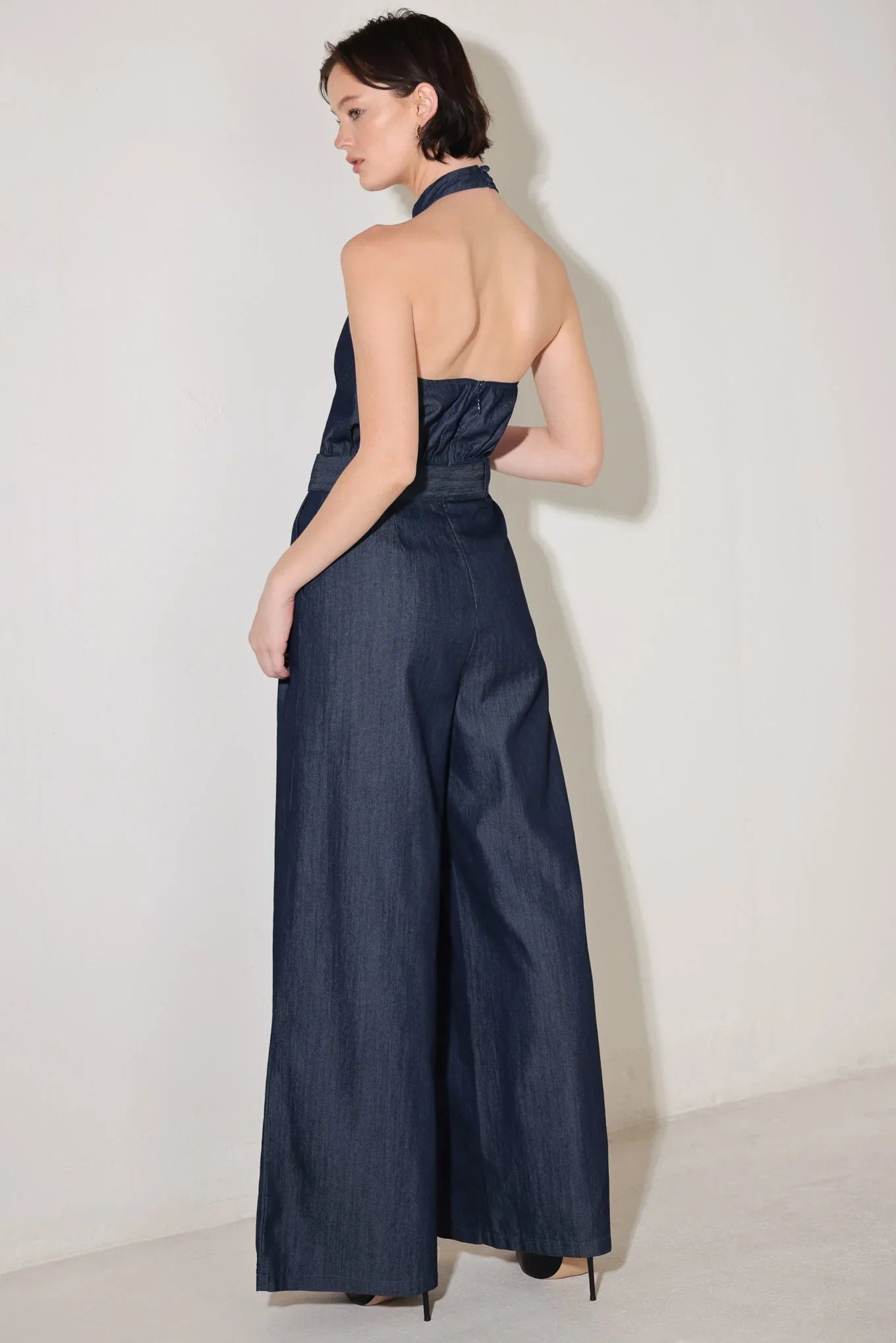 EVENING EDITION DENIM JUMPSUIT