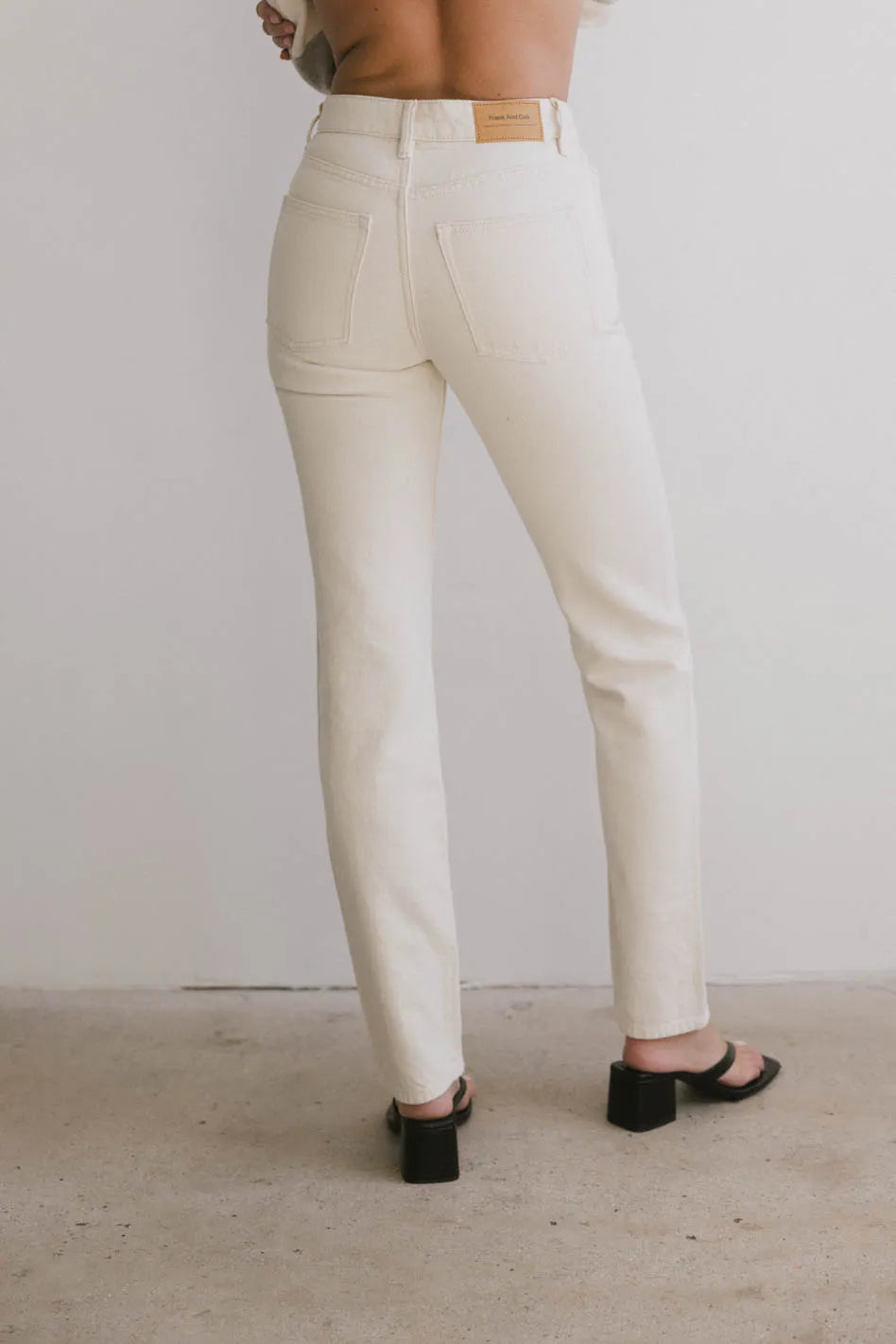 Frank and Oak Cyndi Straight Leg Jeans FINAL SALE