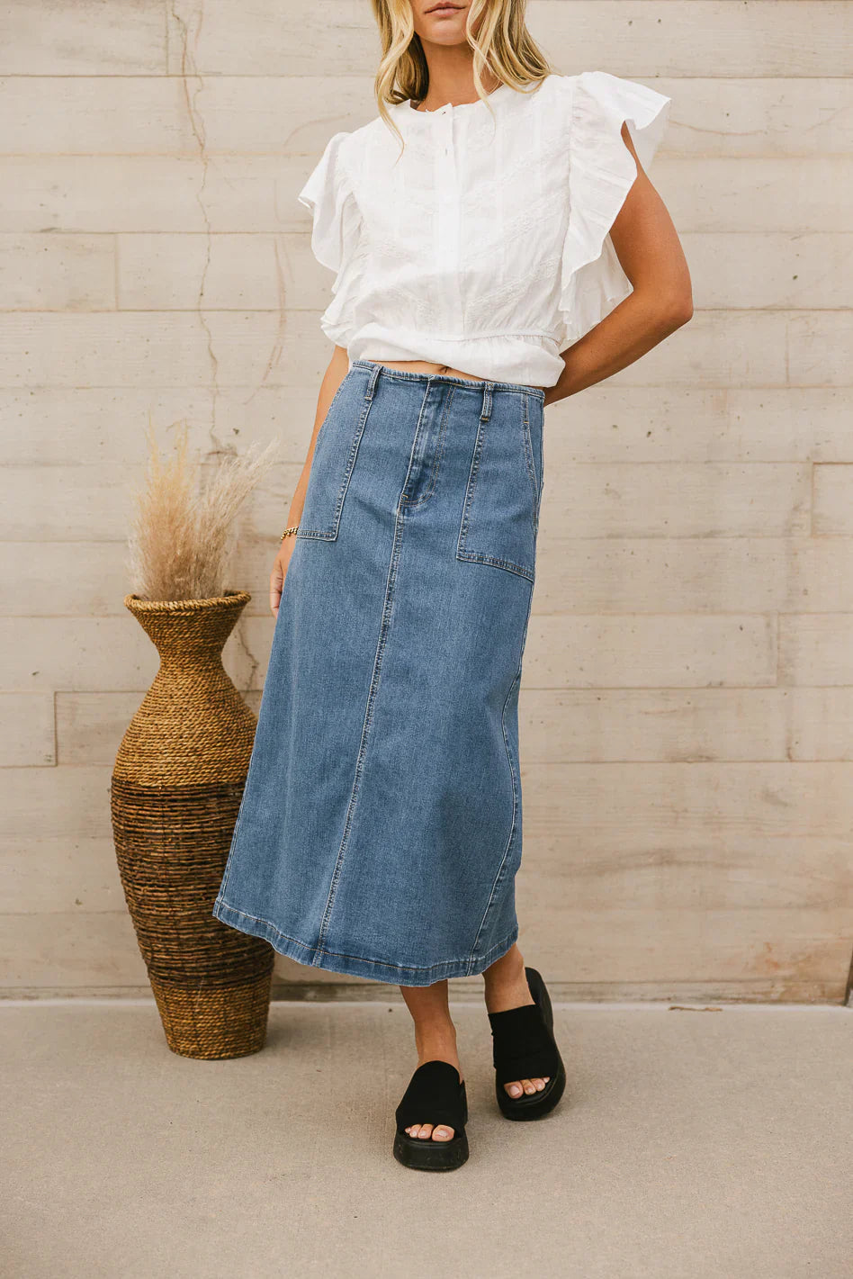 Marina Denim Skirt FINAL SALE
