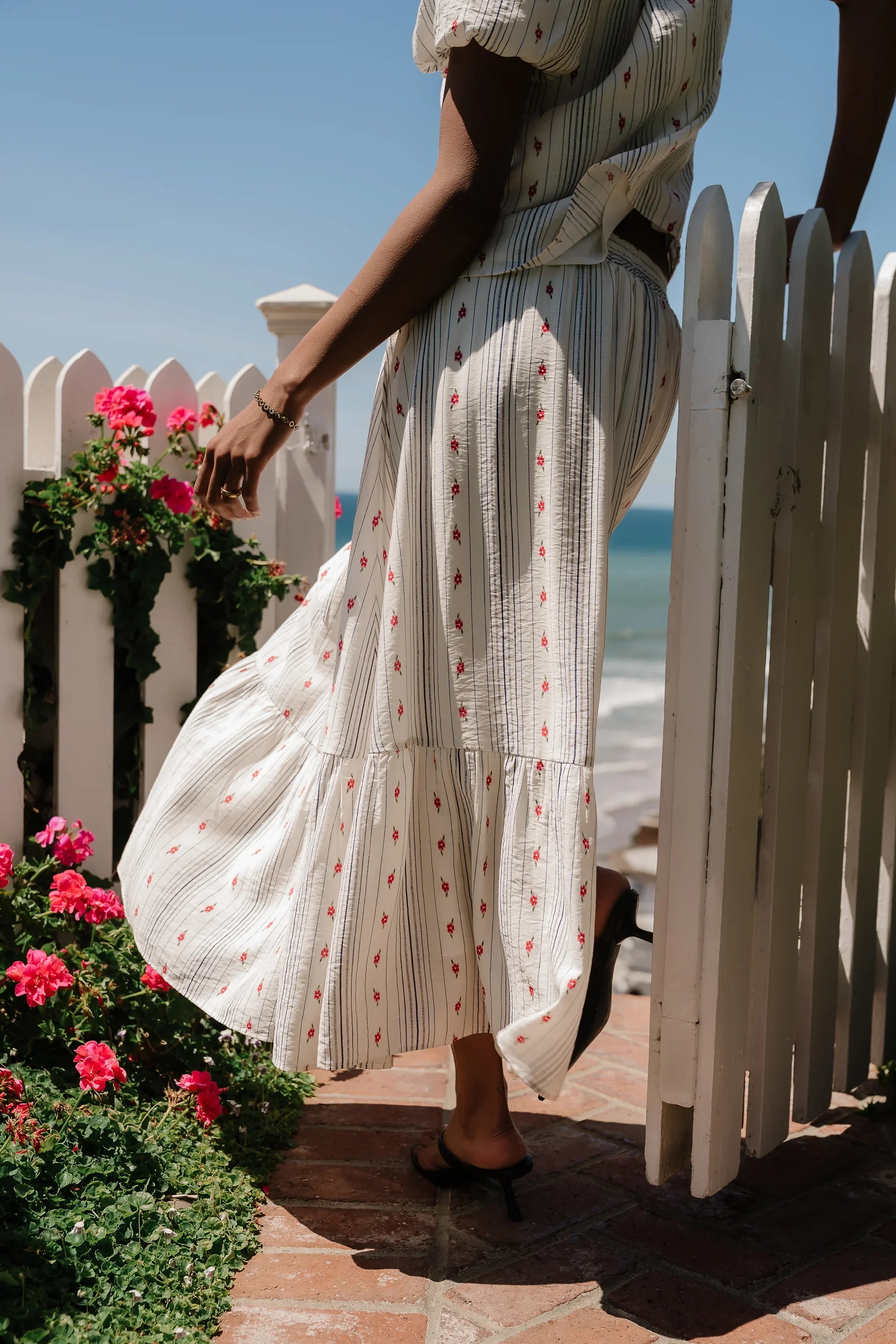 Tylee Floral Midi Skirt