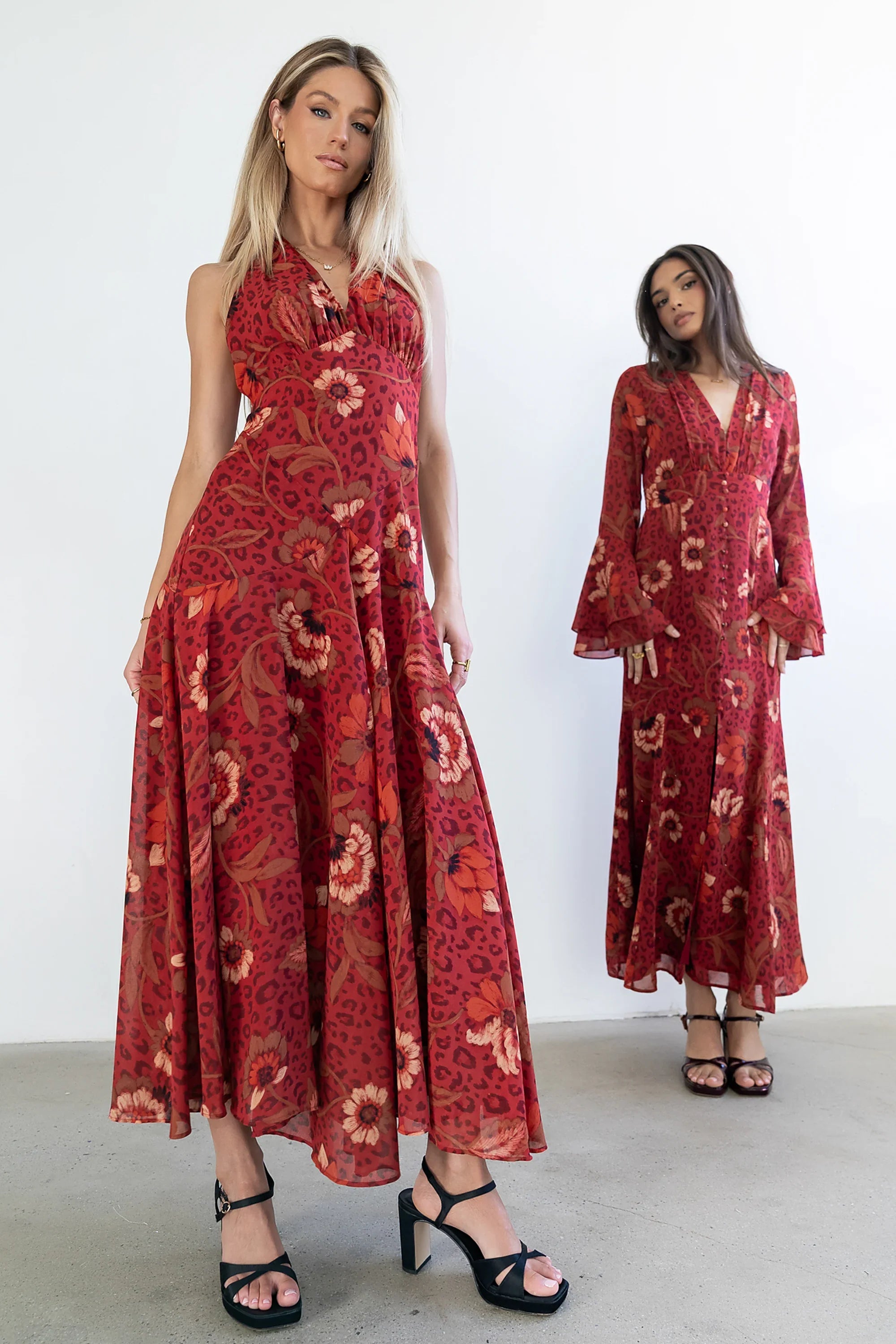 Tracey Halter Maxi Dress