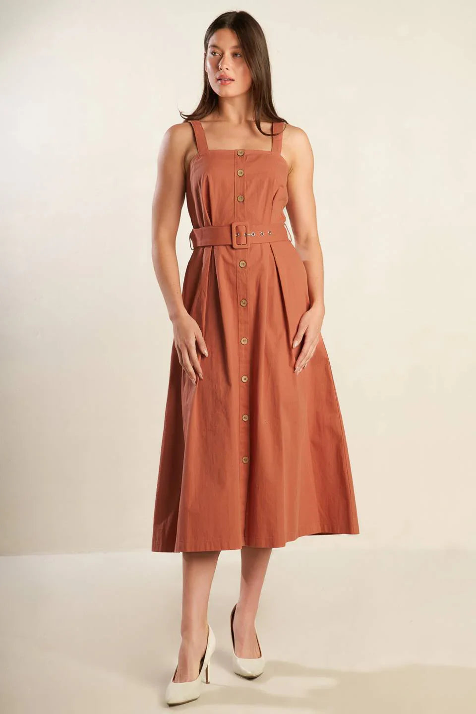 CALIFORNIA DREAMING BUTTON DOWN DRESS FINAL SALE