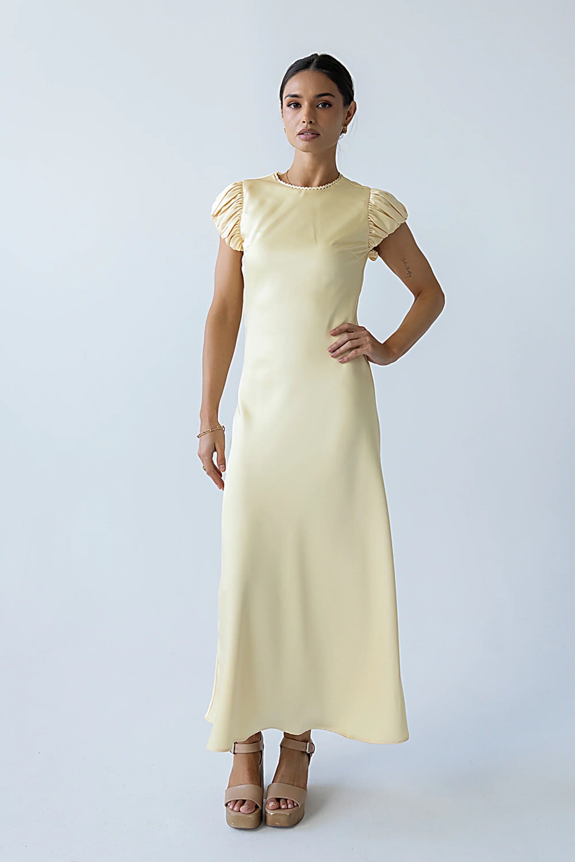 Ellianna Maxi Dress in Yellow