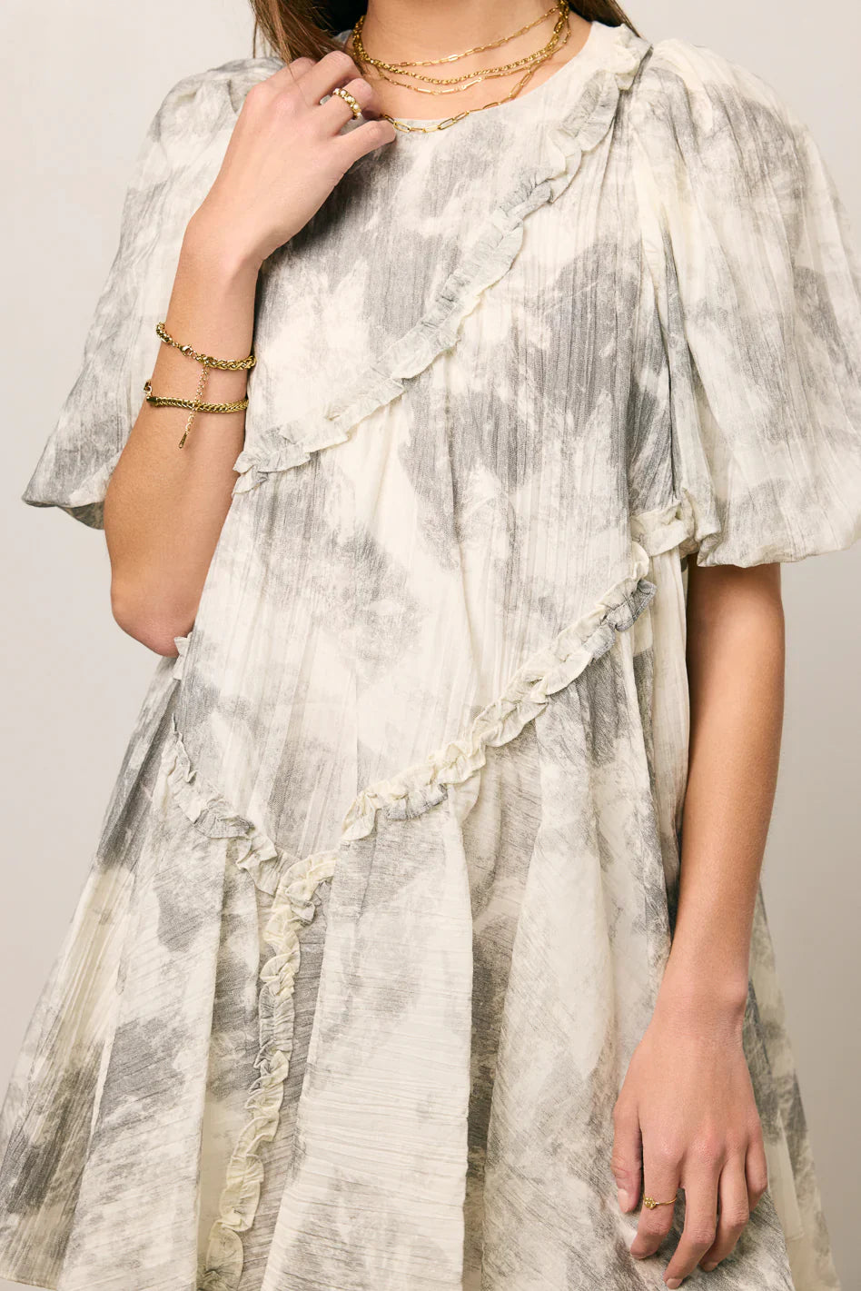 Kellie Abstract Babydoll Dress FINAL SALE