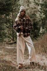Gigi Plaid Jacket in Red FINAL SALE