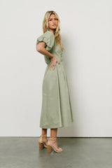 Kate V Neck Midi Dress FINAL SALE