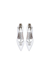Party Pointed Toe Crystal Strap High Heels Shoes