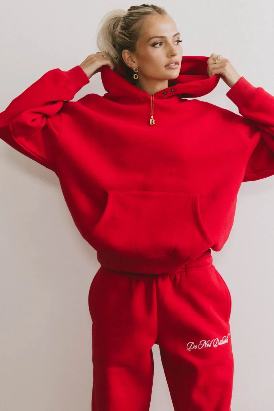 Do Not Disturb Sweatshirt in Red FINAL SALE