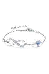 Red Chain Bracelets with Birthstone
