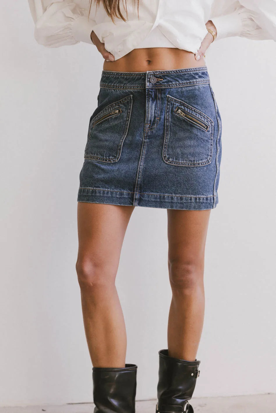 Bandri Denim Mini Skirt FINAL SALE