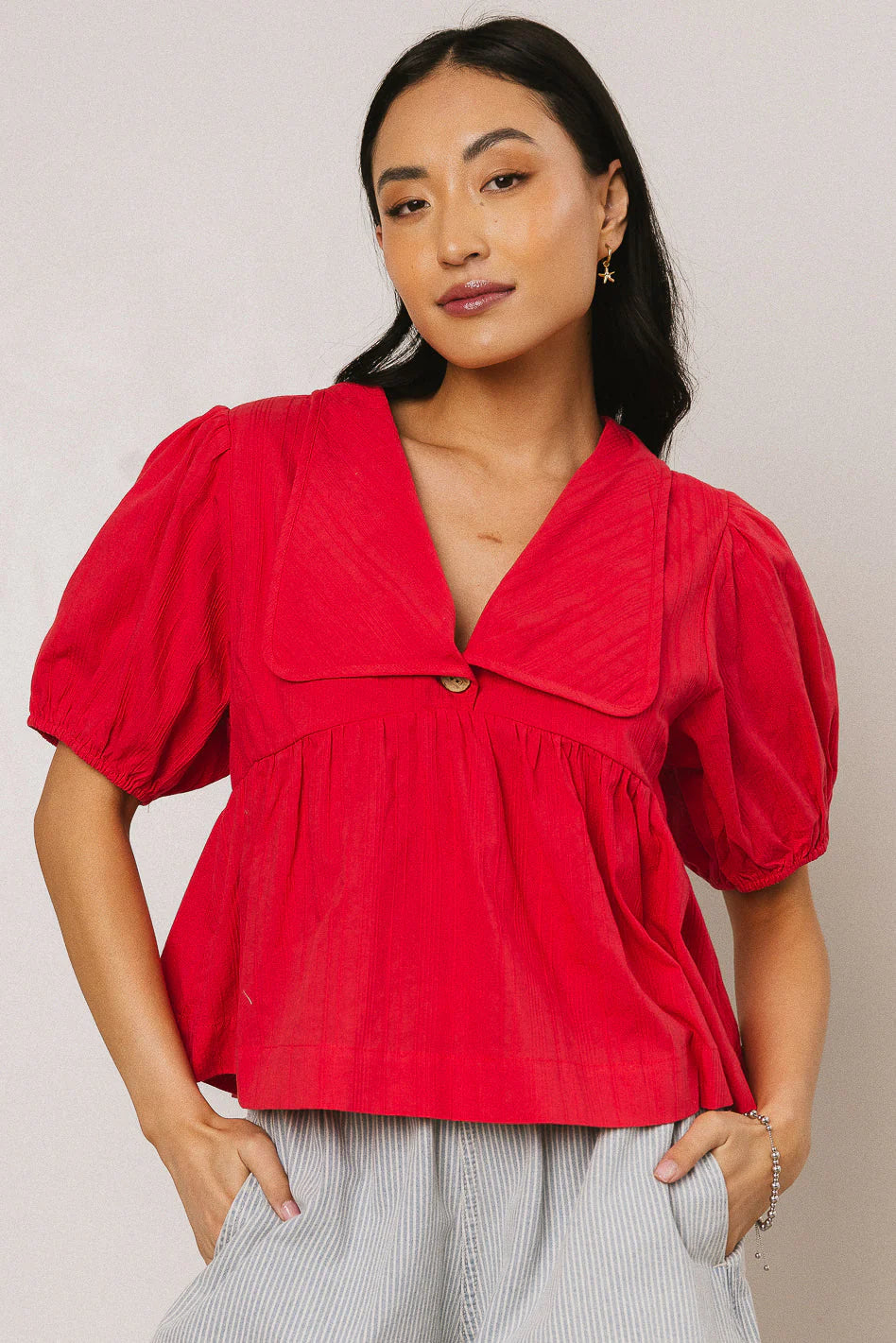 Asha Collared Blouse