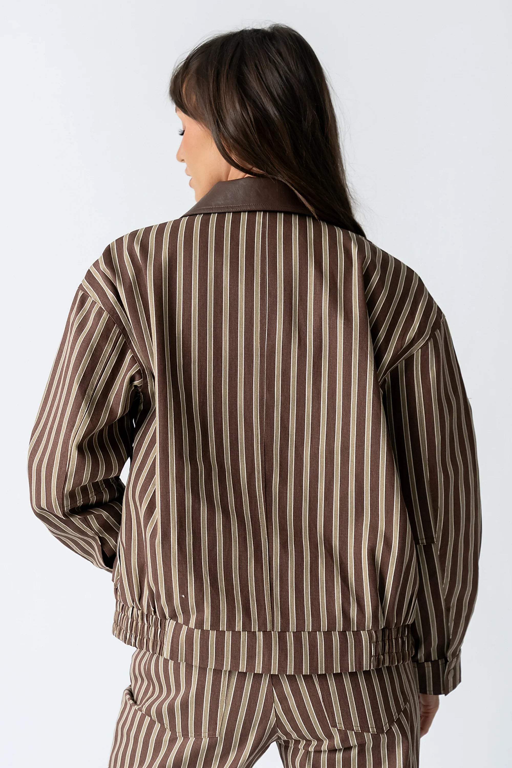 Carla Striped Utility Jacket FINAL SALE