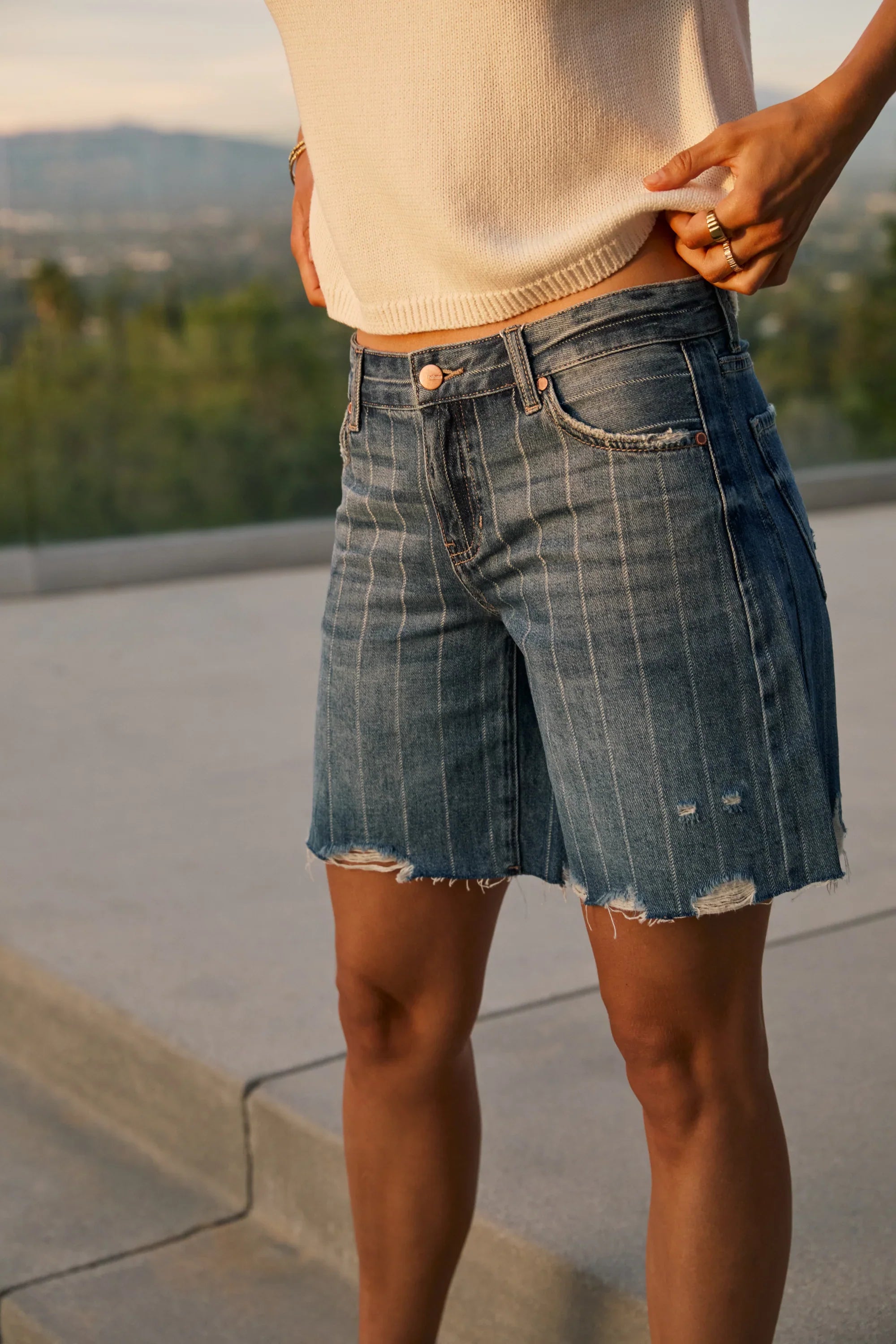 Quincy Denim Shorts