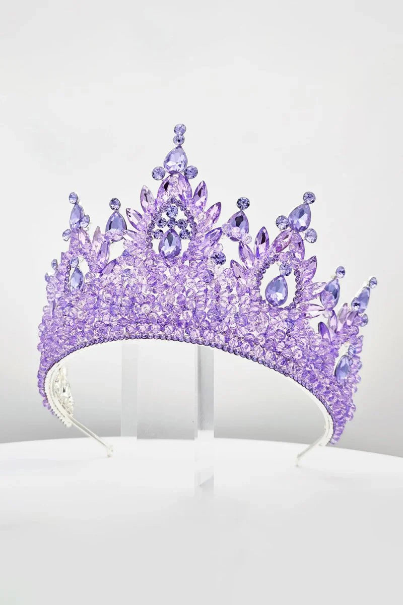 Pink Rhinestone Queen Tiara