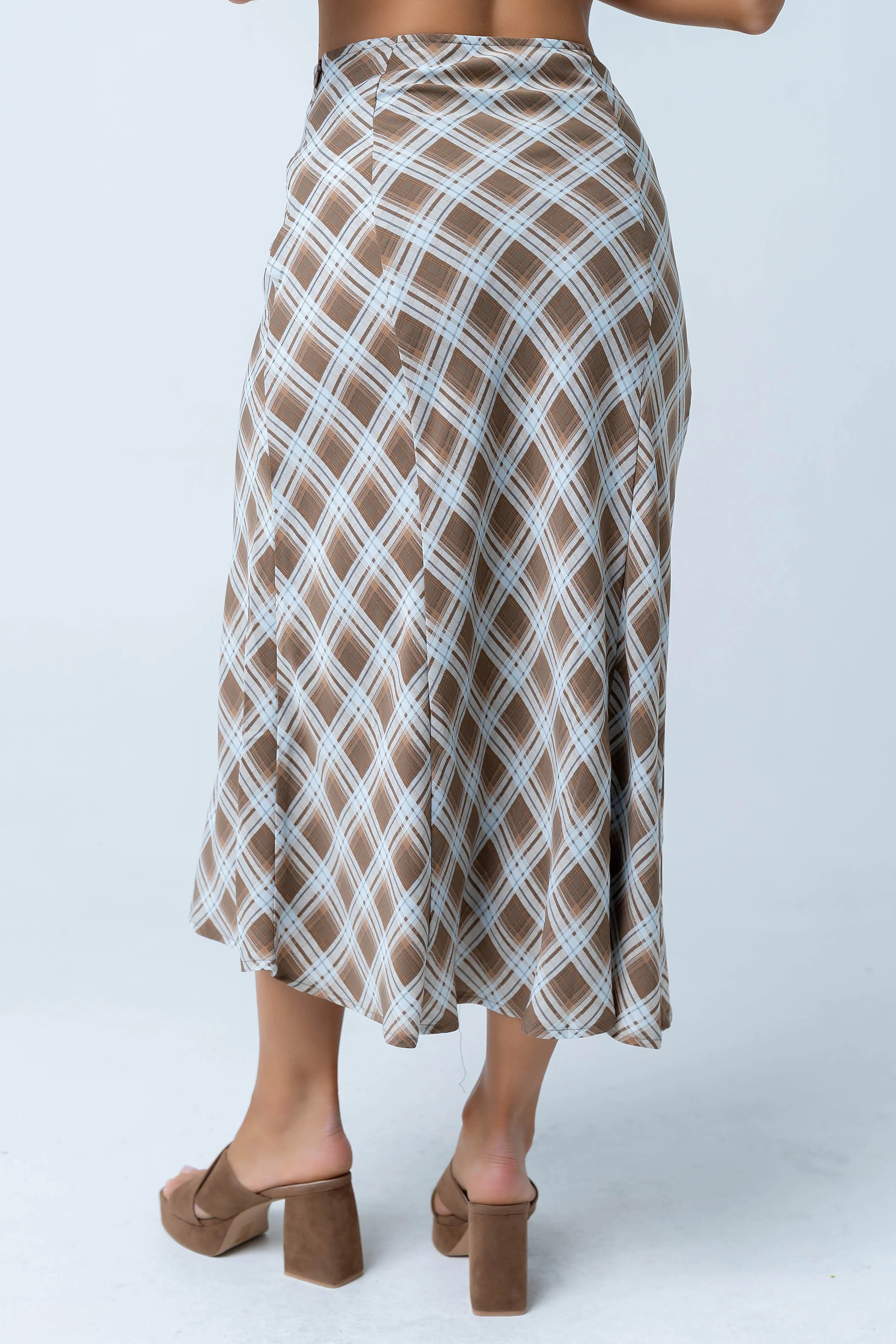 Zadie Plaid Maxi Skirt